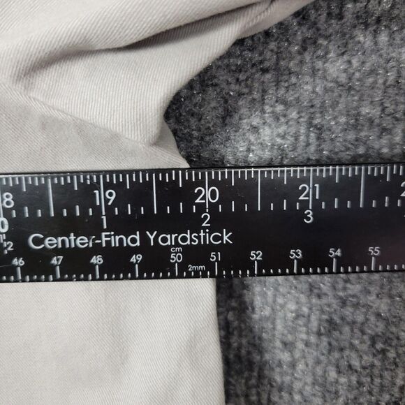 GARNET HILL Gray Cotton Twill Raglan Sleeve Big Button Cropped Jacket SIZE 10 - Picture 5 of 8